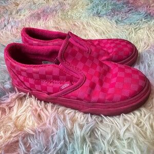 Hot Pink Little Girl Vans